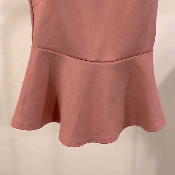 Peplum pink top - Picture 3 of 3